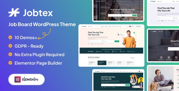 Jobtex – Job Board WordPress Theme