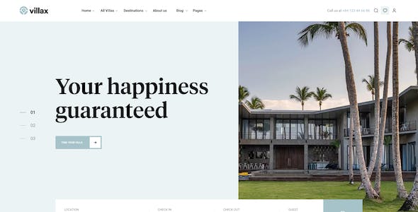 Villax - Villa & Vacation Rentals WordPress Theme