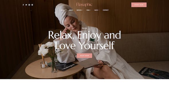 Flasaphic - Spa Beauty WordPress Theme