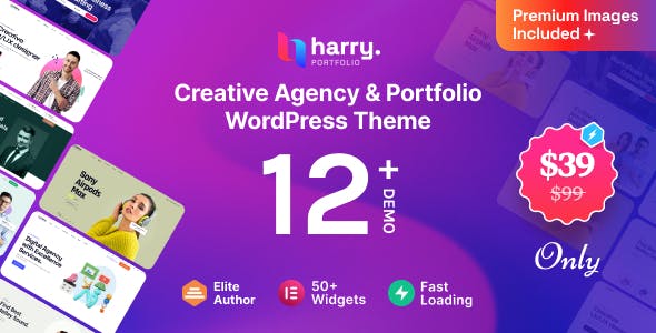 Harry - Creative Agency & Portfolio WordPress Theme + RTL