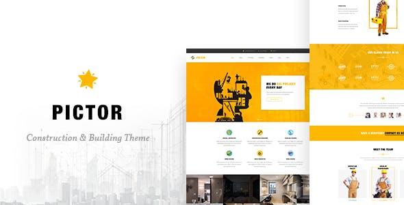 Pictor - Html Construction, Building And Business template